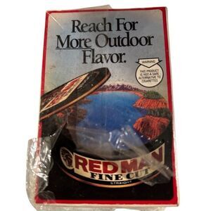 Red Man Fine Cut Deck Of Playing Cards USA *New-Read*